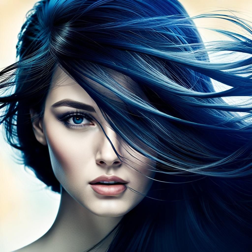 Mysterious Woman in Chiaroscuro Portrait