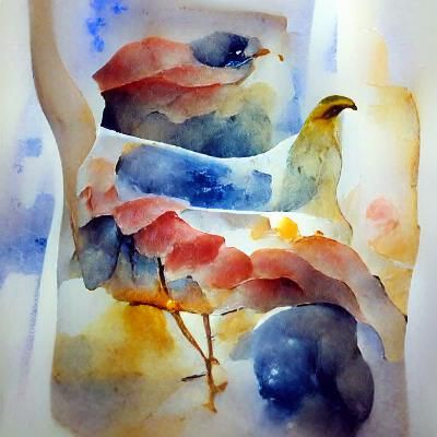 Beautiful AI-Generated Watercolour Painting