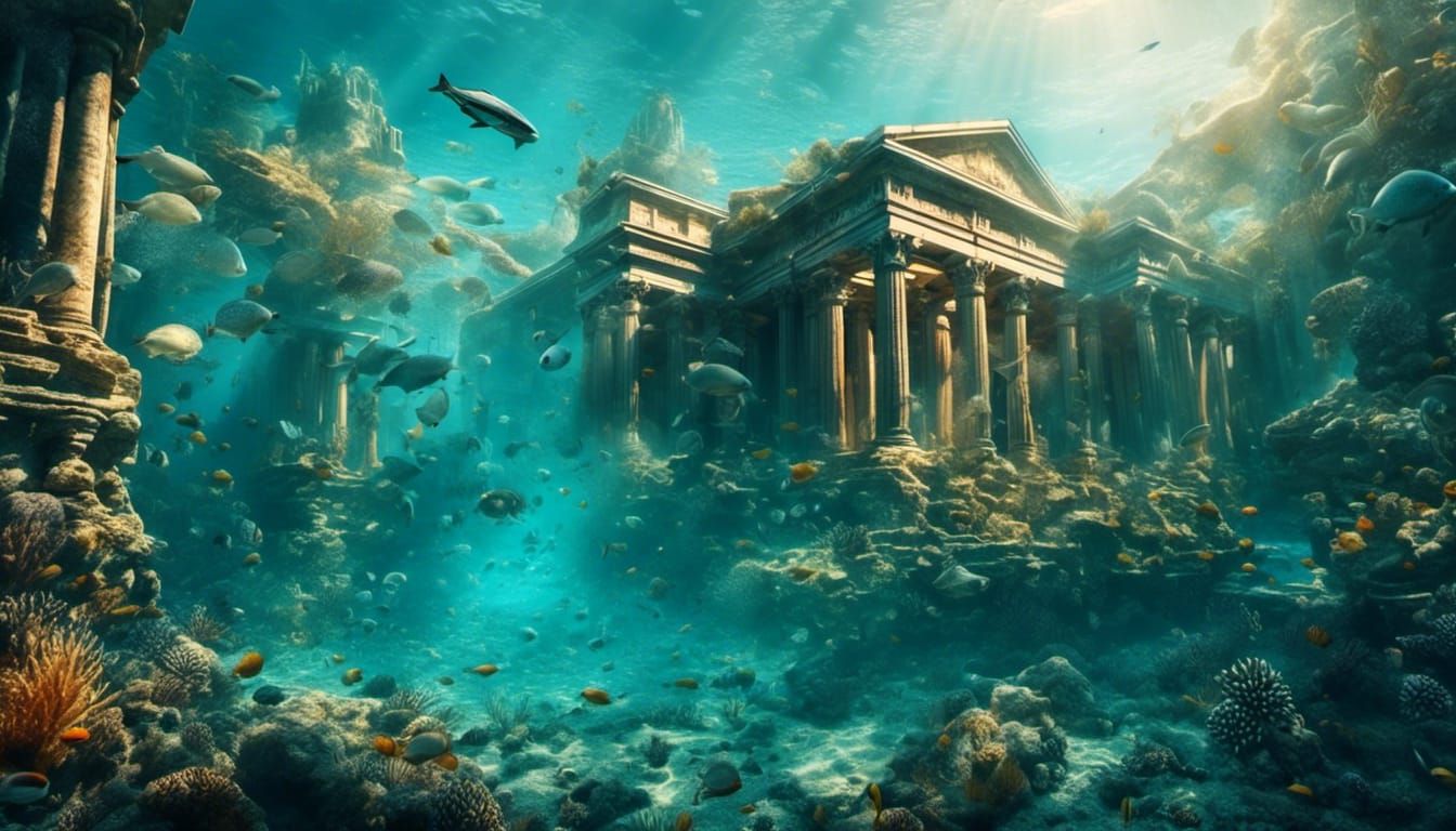 Lost City of Atlantis: Hyperrealistic Digital Art