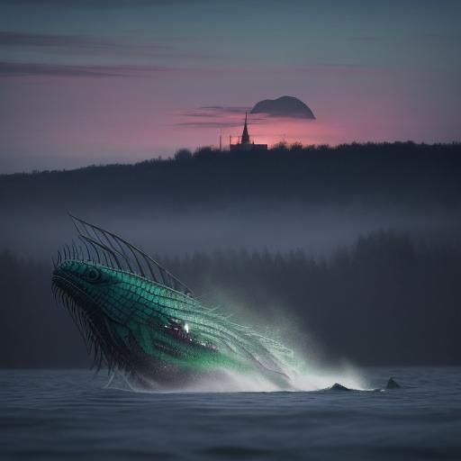 Surreal Aurora Borealis Over Icy Canals of Venice