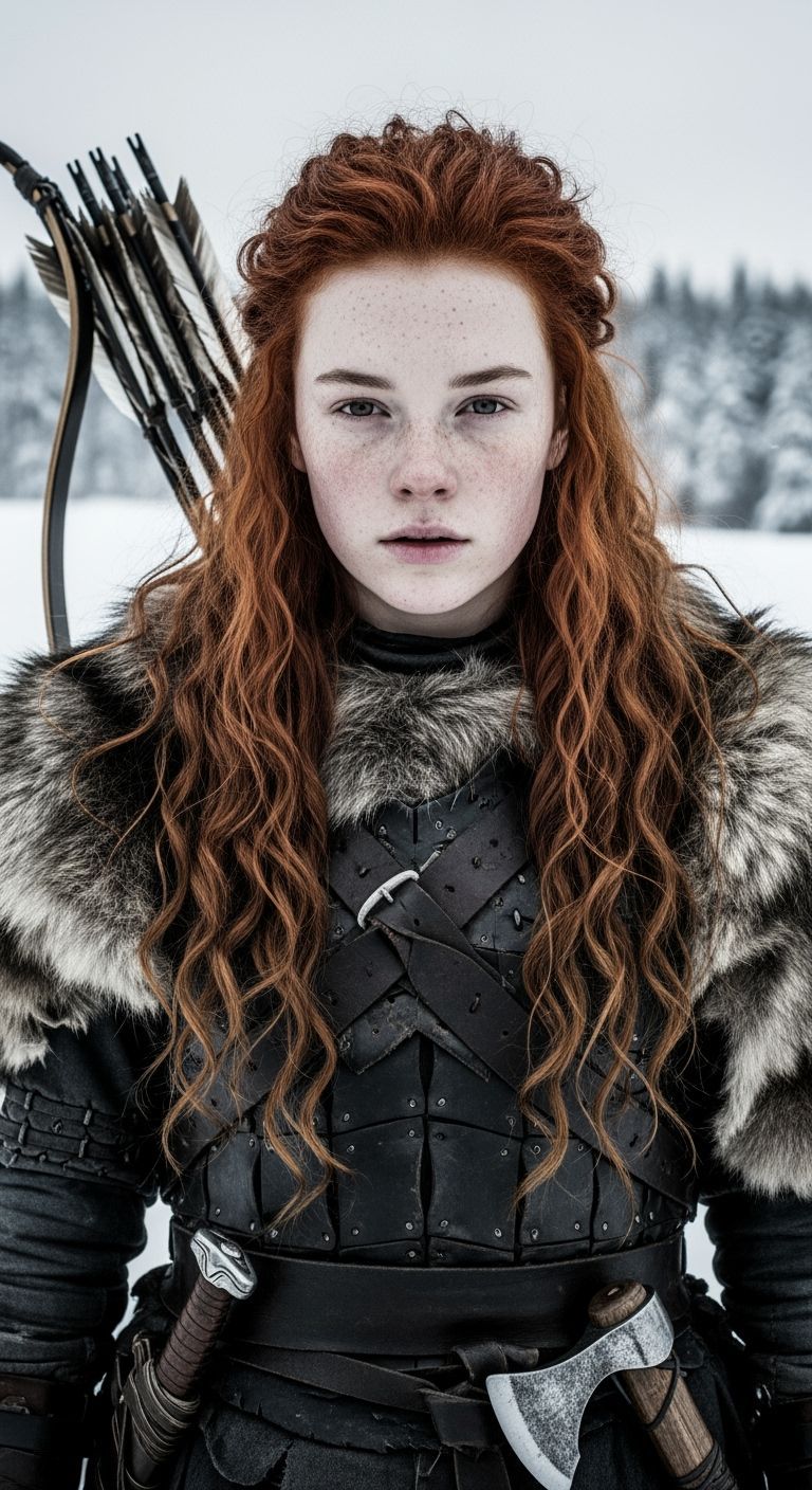 Wildling Woman Portrait: A Photorealistic Glimpse Beyond The...