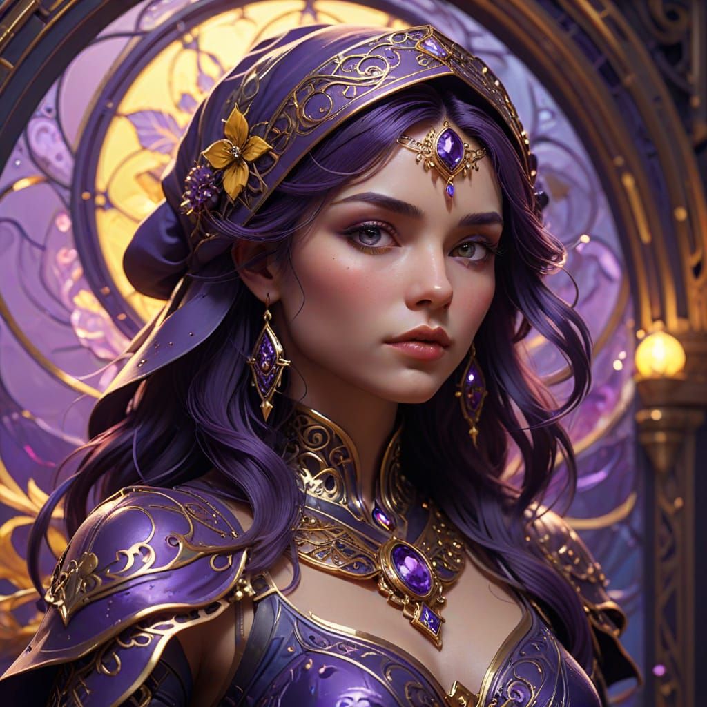 Ethereal Assassin Moves Through Shadows in Midnight-Blue Ens...