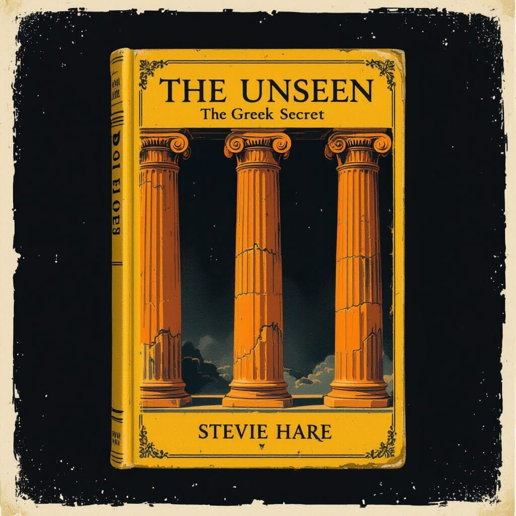 Vintage Book Cover: The Unseen Greek Secret