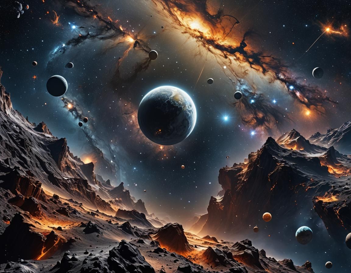 Cosmic Planet in 64K Resolution with Astral Details