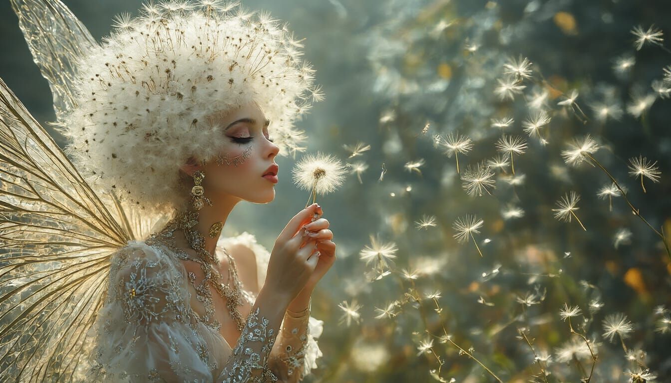 Dandelion Fairy in Fairypunk Style