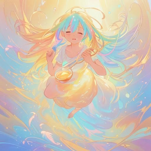 Rainbows in a Jar: Magical Realism Oil Painting