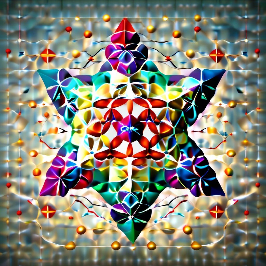 Abstract Spacetime Geometry in Hyperrealistic Visionary Art