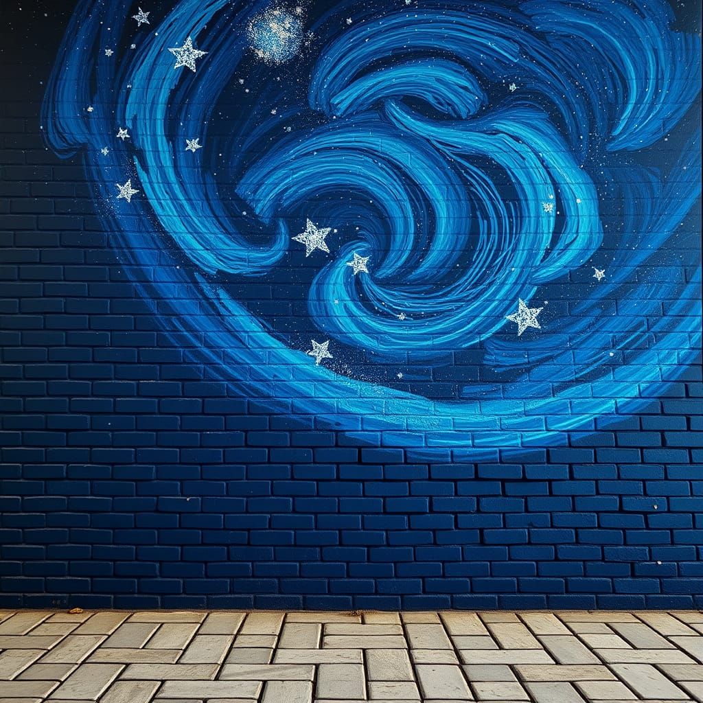 Starry Brick Wall