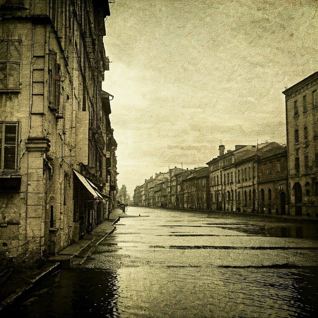 Decayed Textures in Abstract Expressionist Style