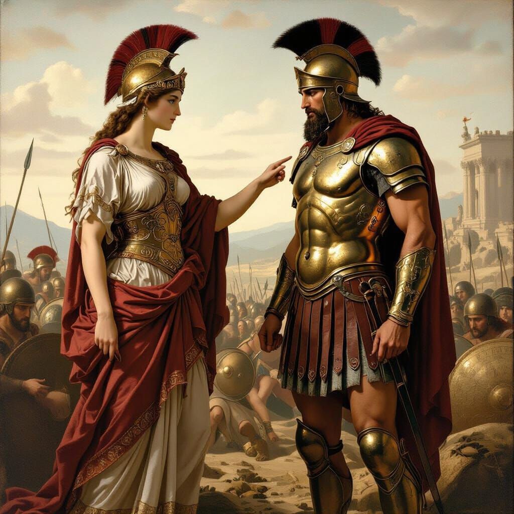 Athena as Strategist: A Renaissance Battlefield Scene