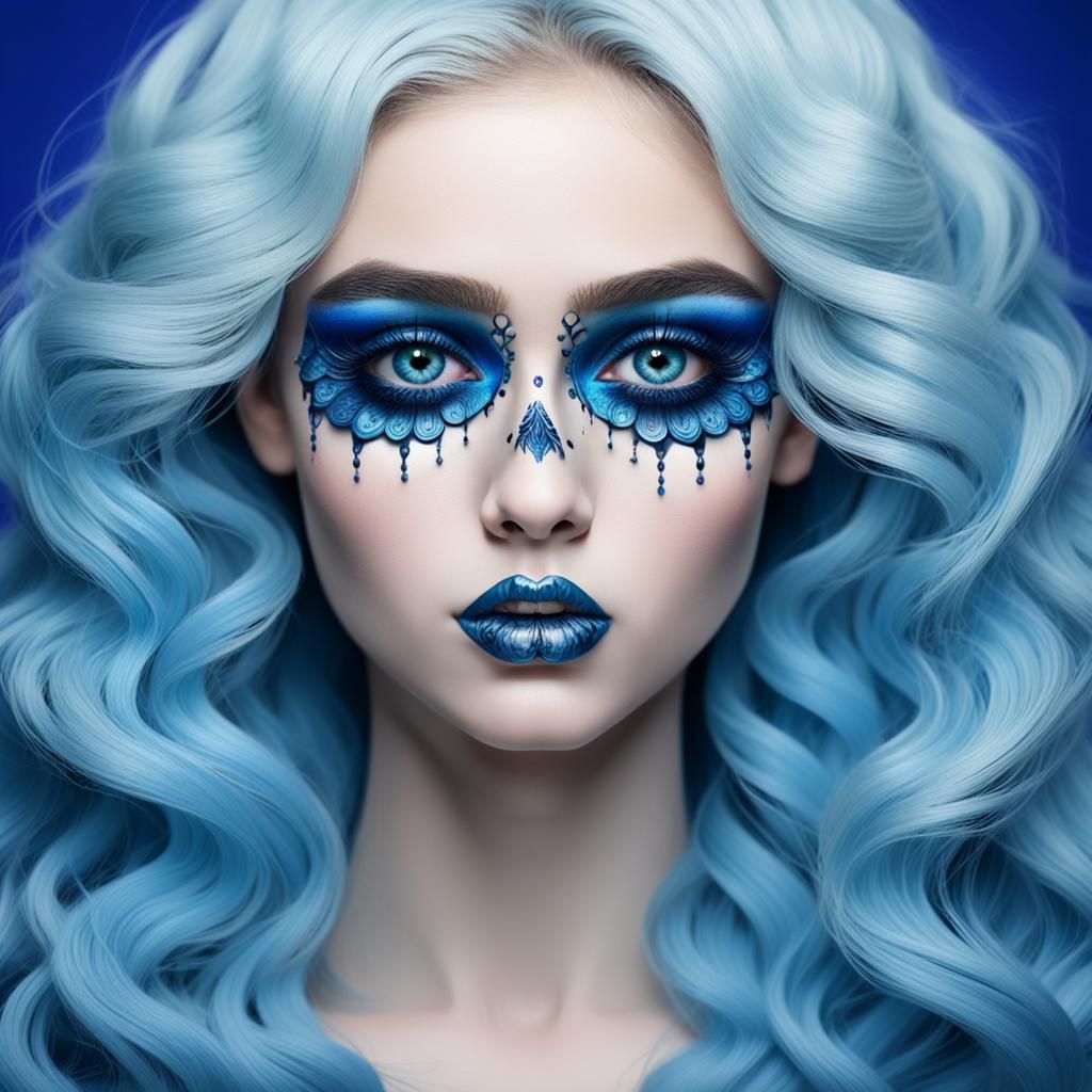 Dragon Guardian: Platinum Beauty in Watercolor