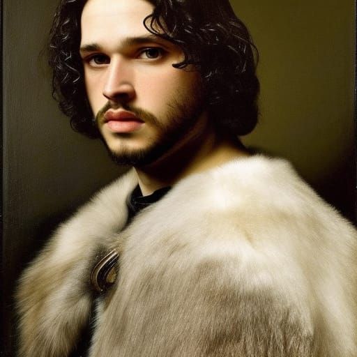 Jon Snow Portrait in the Style of Old Masters