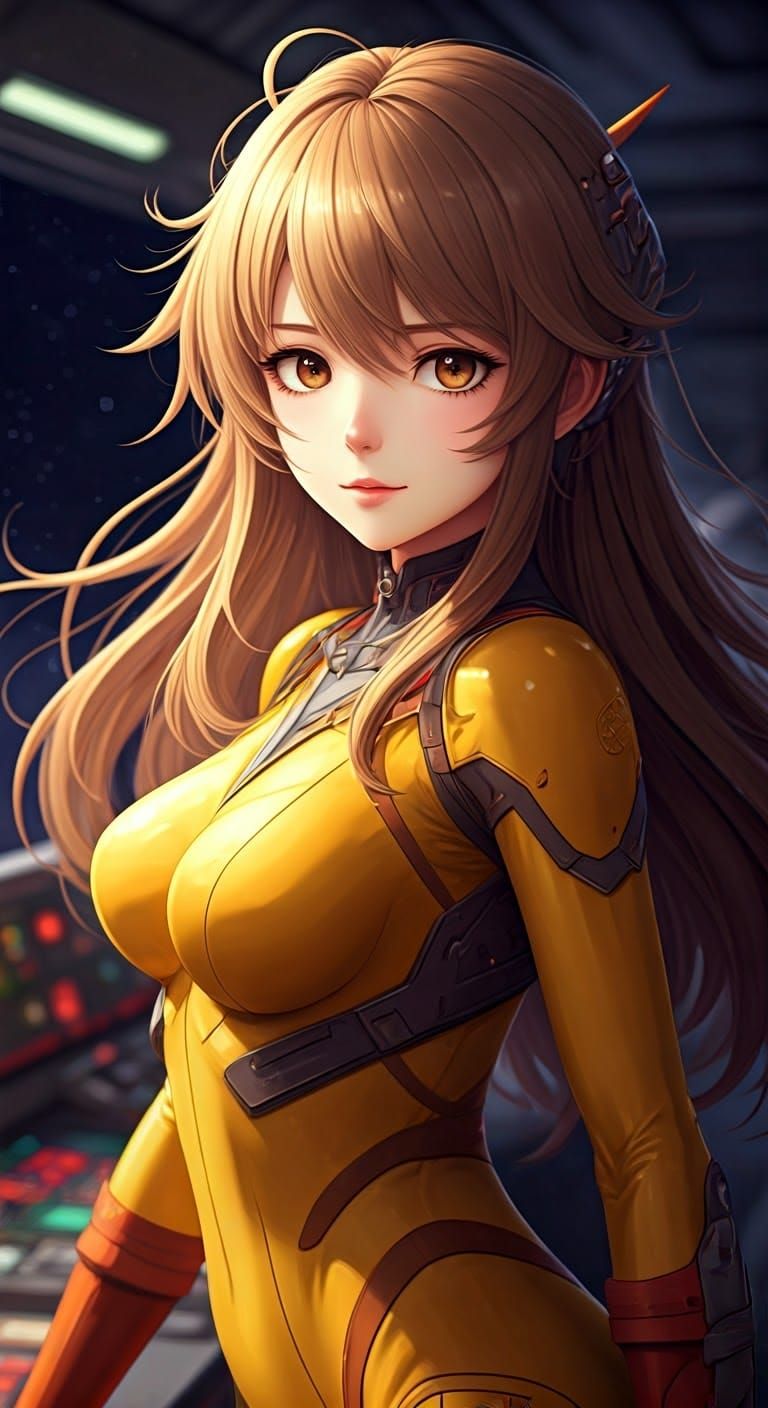 Leiji Matsumoto-Inspired Space Heroine in 8K Resolution