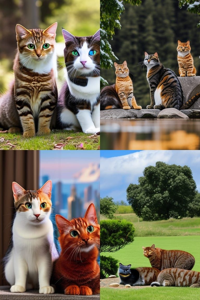 Dragons and Cats in Harmony