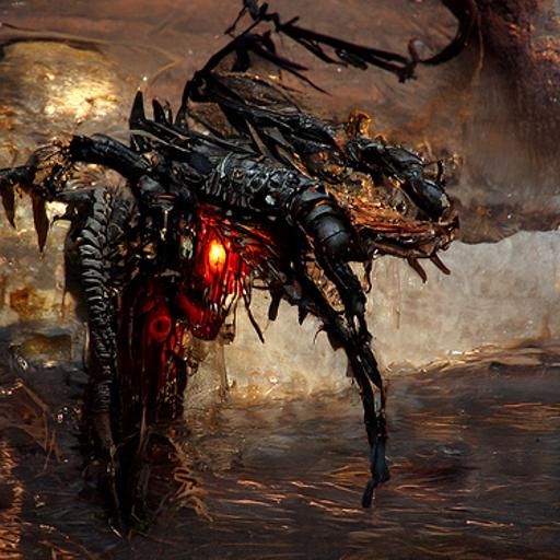 Undead Cyborg Dragon: Cosmic Horror in 8K