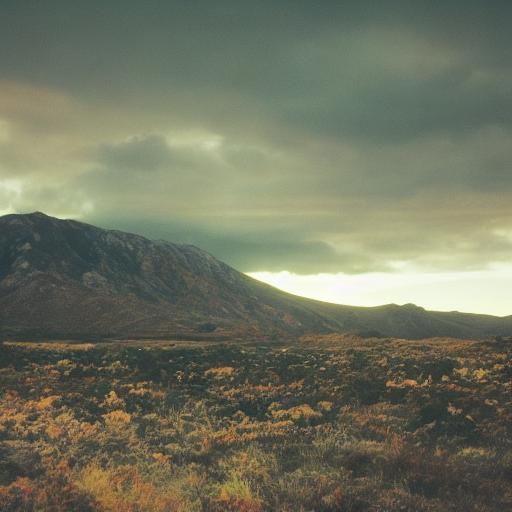 Intense Light Source in Cinematic Film Still