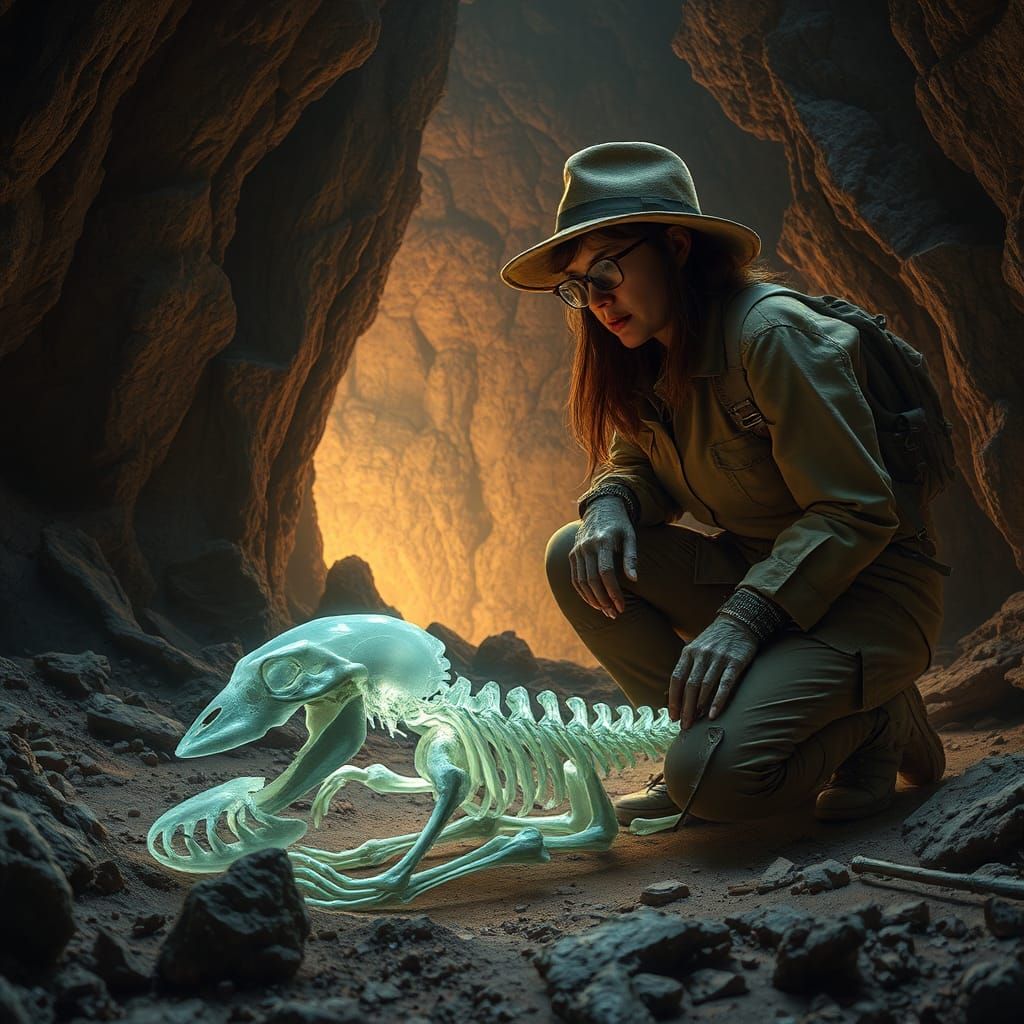 Archeologist Uncovers Alien Skeleton in Ancient Cave