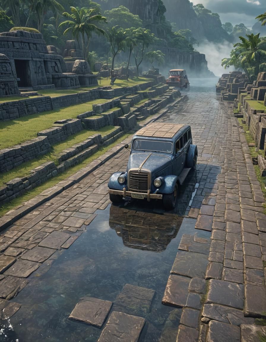 Arrival in the lost city of Xilub