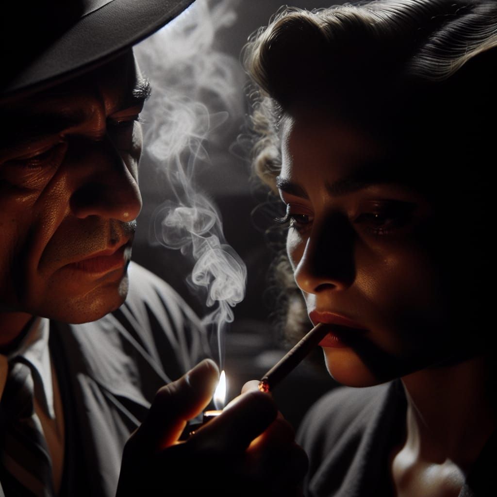 Film Noir: Detective and Victim in Shadows