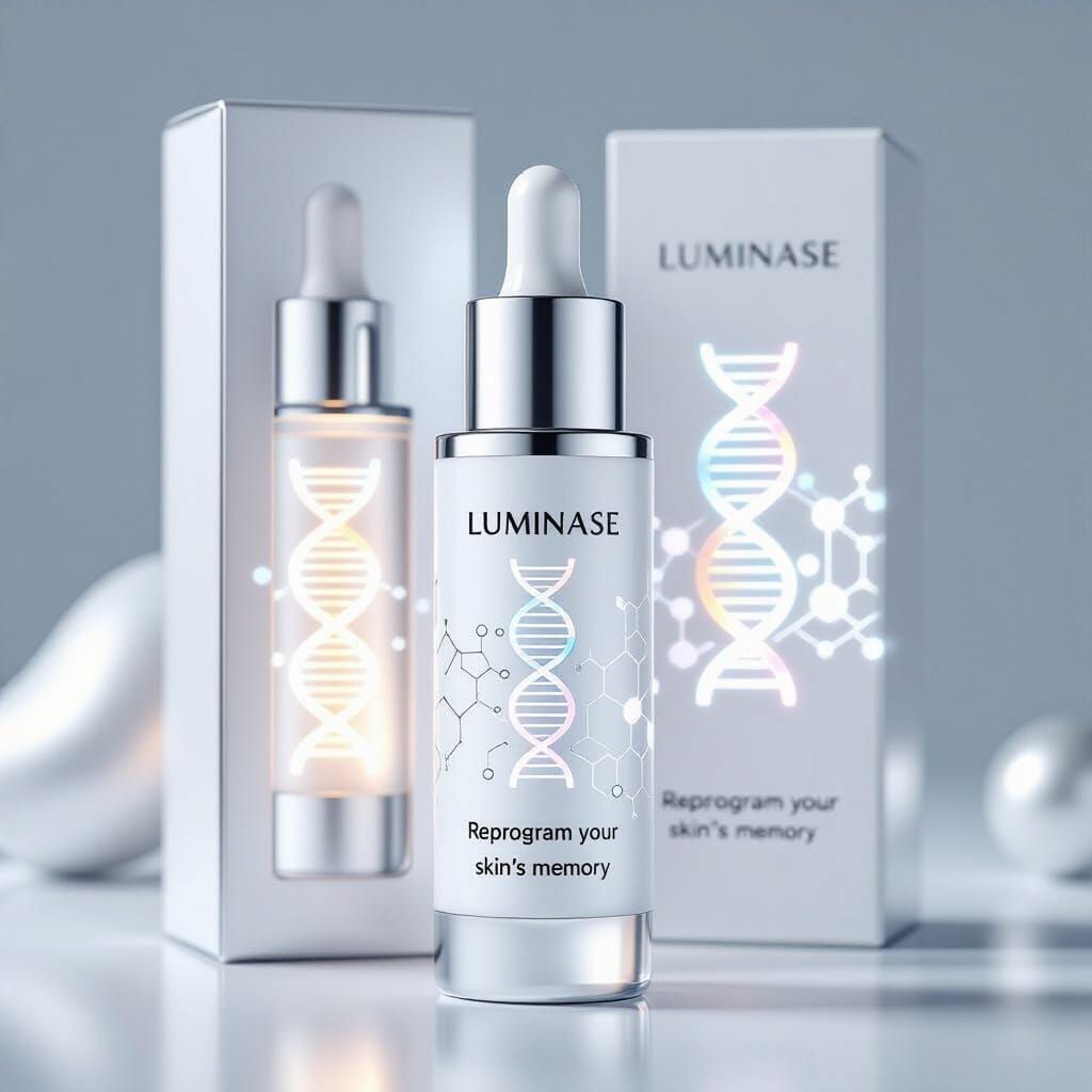 Luminase Pharmaceutical Packaging: Futuristic Skin Repair Se...