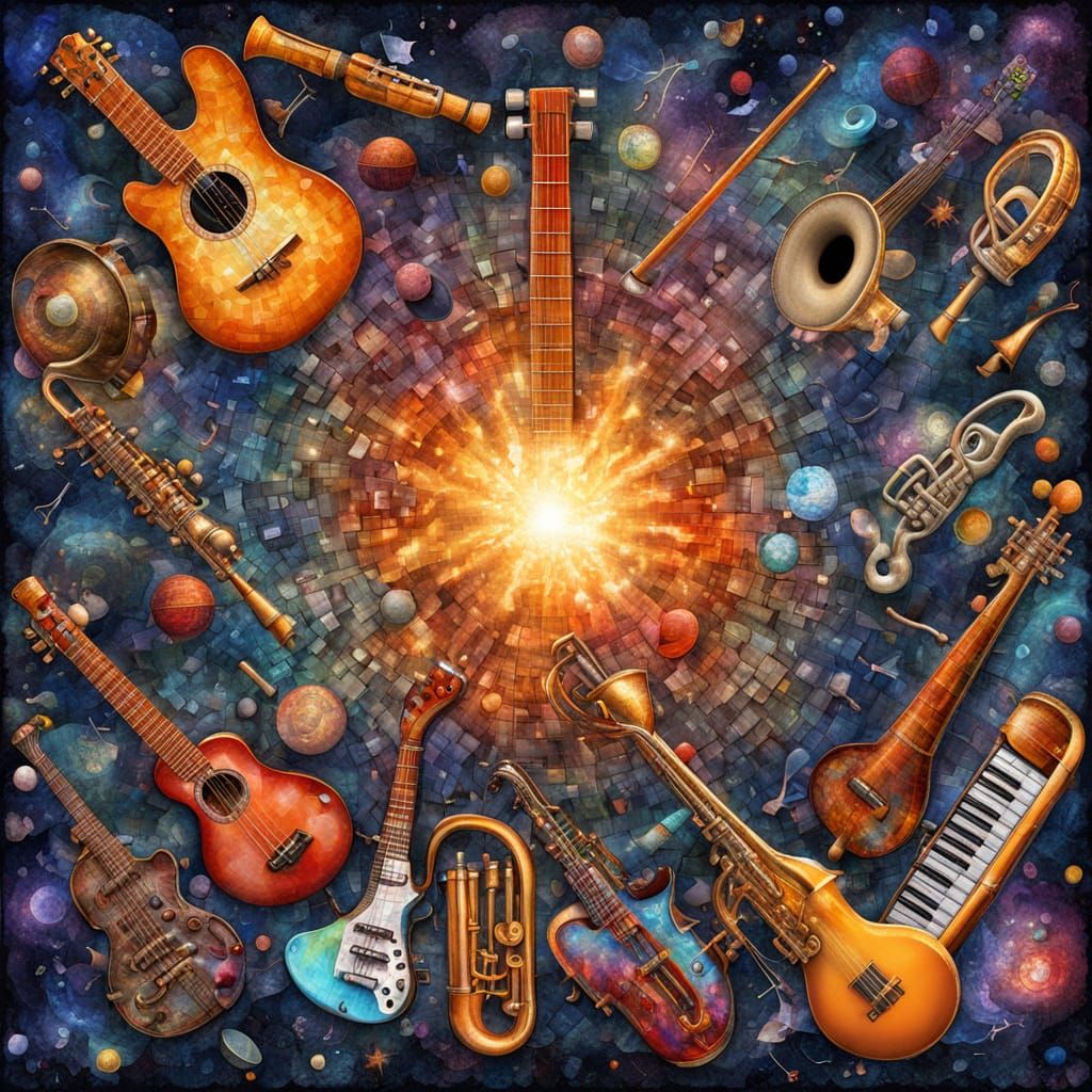 Cosmic Explosion of Melodic Shards