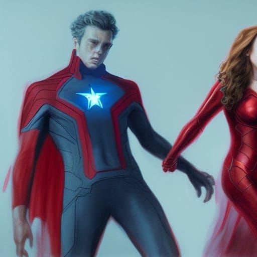 Wanda and Pietro Maximoff