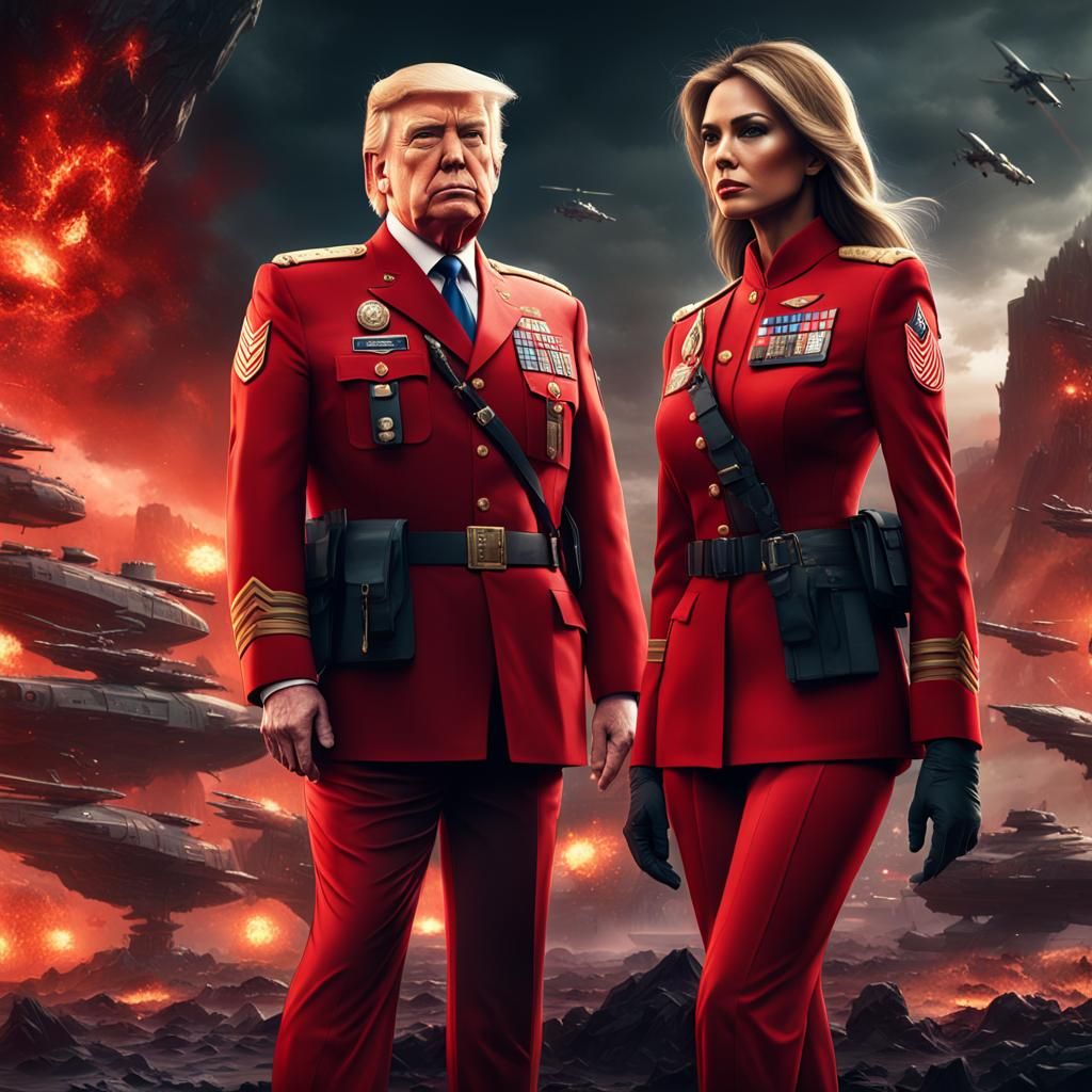 Futuristic Military Heroes in Sci-Fi Battle