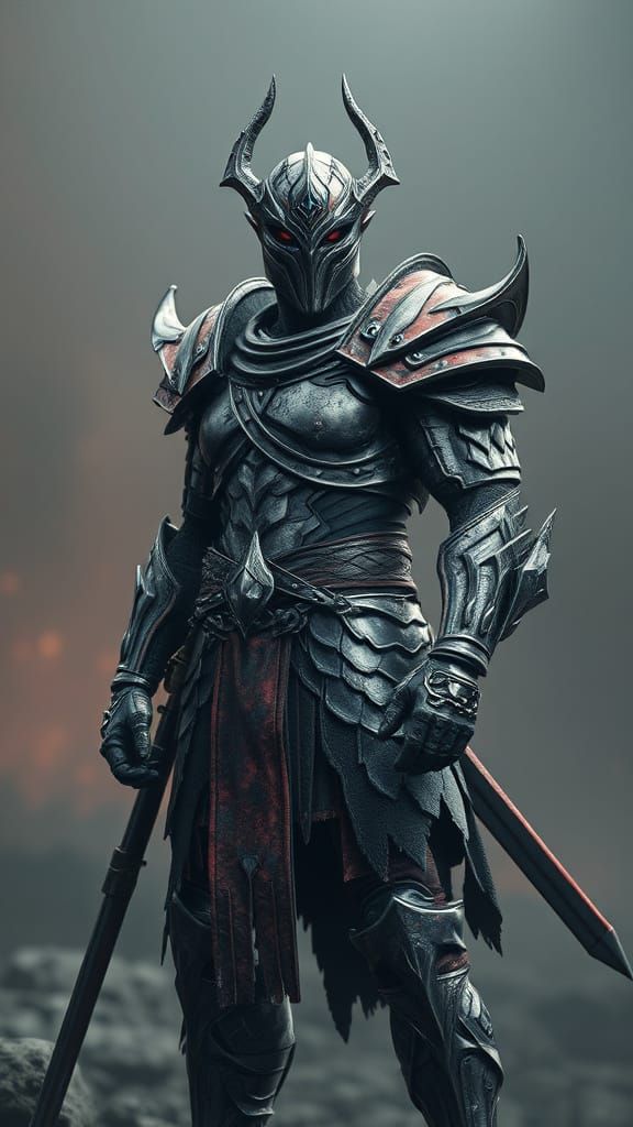 Soul Calibur Warrior Voldo in Intense Battle Readiness