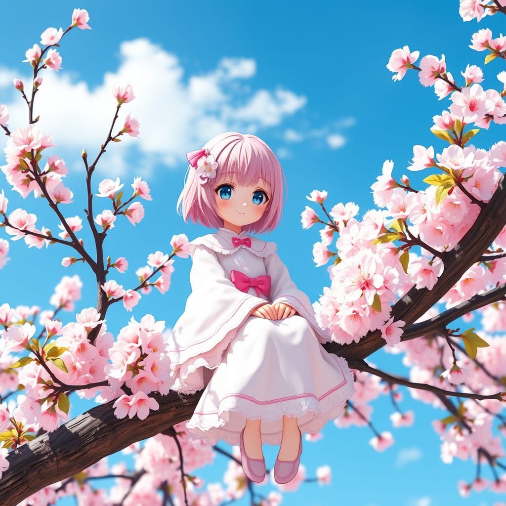Sakura Serenade in Pastel Pink