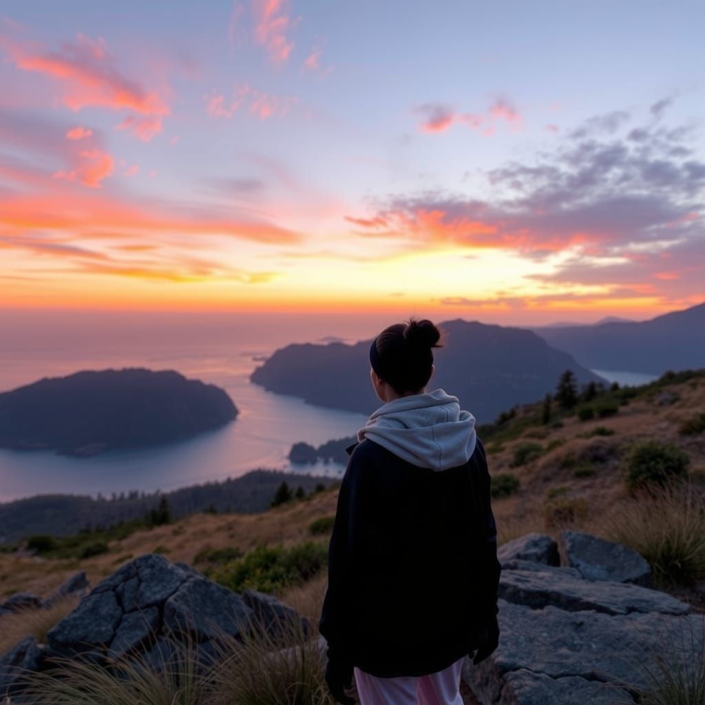 Cinematic Film Still with Film Grain and Vignette