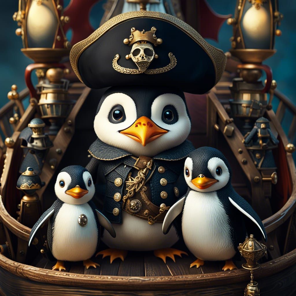 Penguin Pirates Out to Plunder. #3