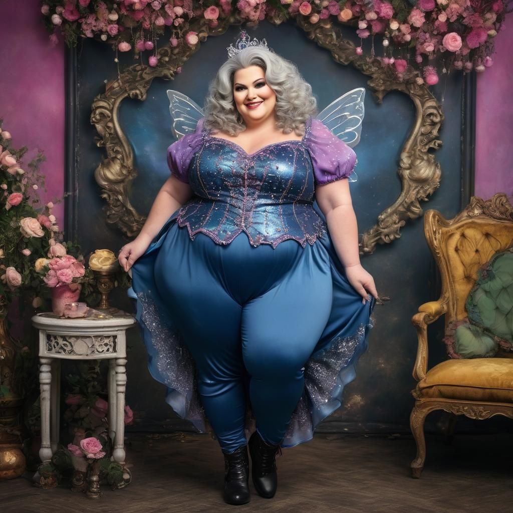 Curvy Fairy Godmother with Elaborate Detail