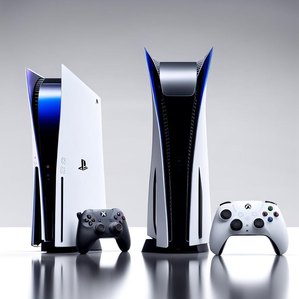 Playstation 5 and Xbox Series X Render