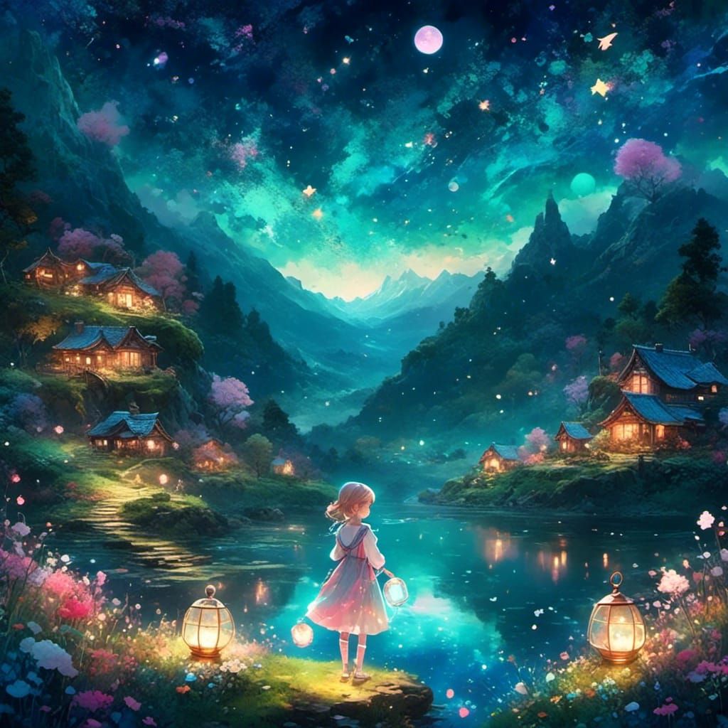 Starlit Village