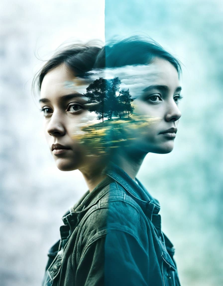 Double Exposure Photography with Smudged Light