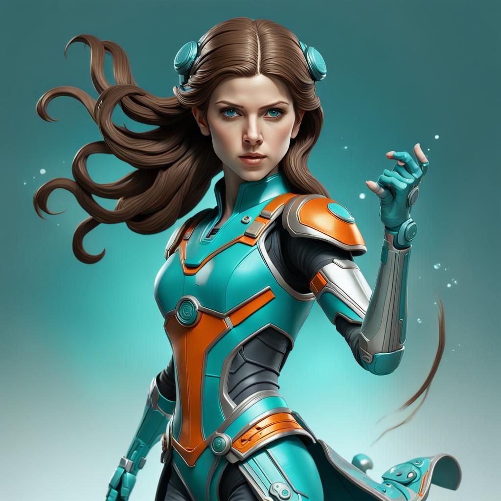 Anna Kendrick as Action Figure Concept Art
