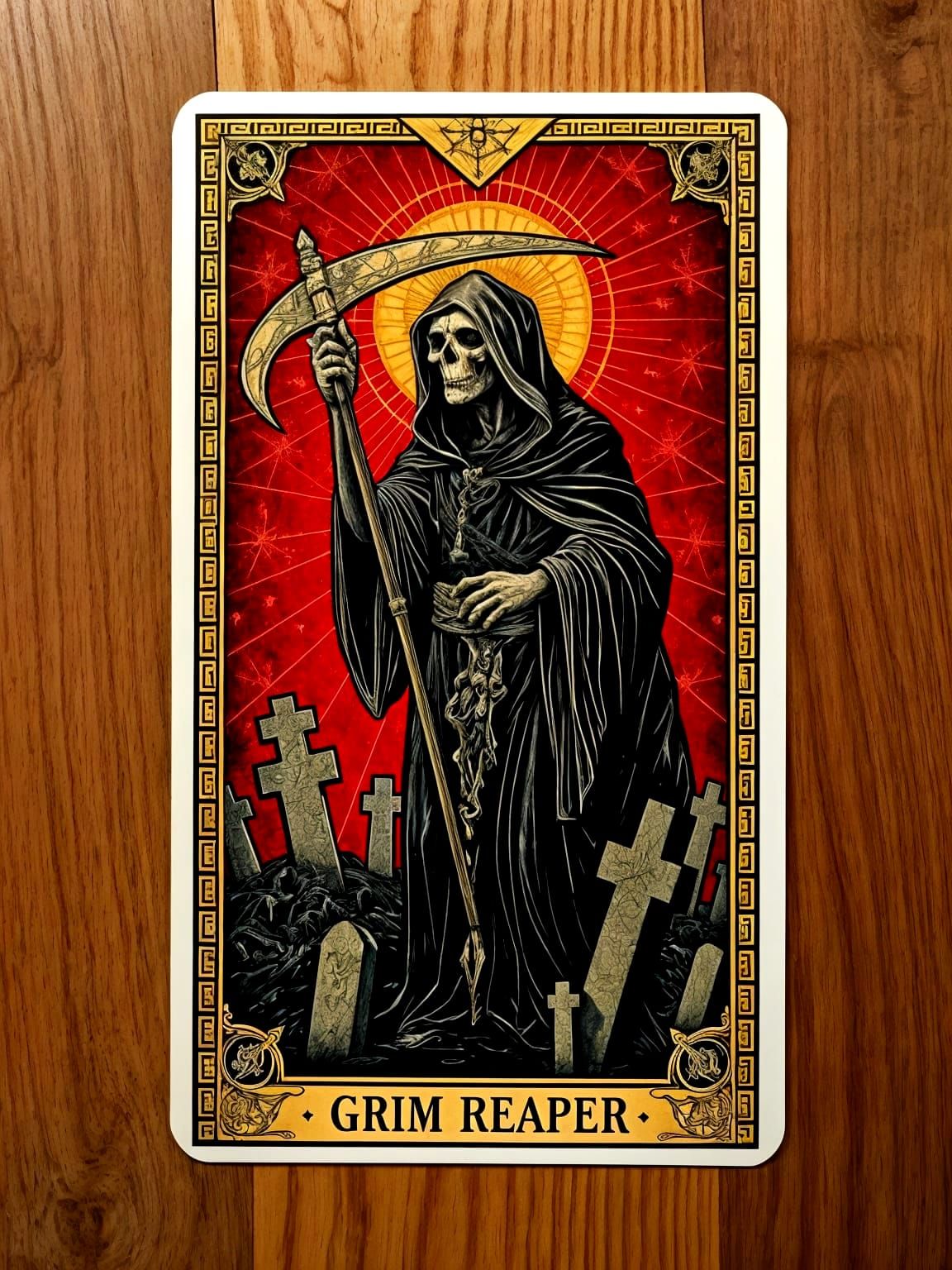 Grim Reaper Tarot Card