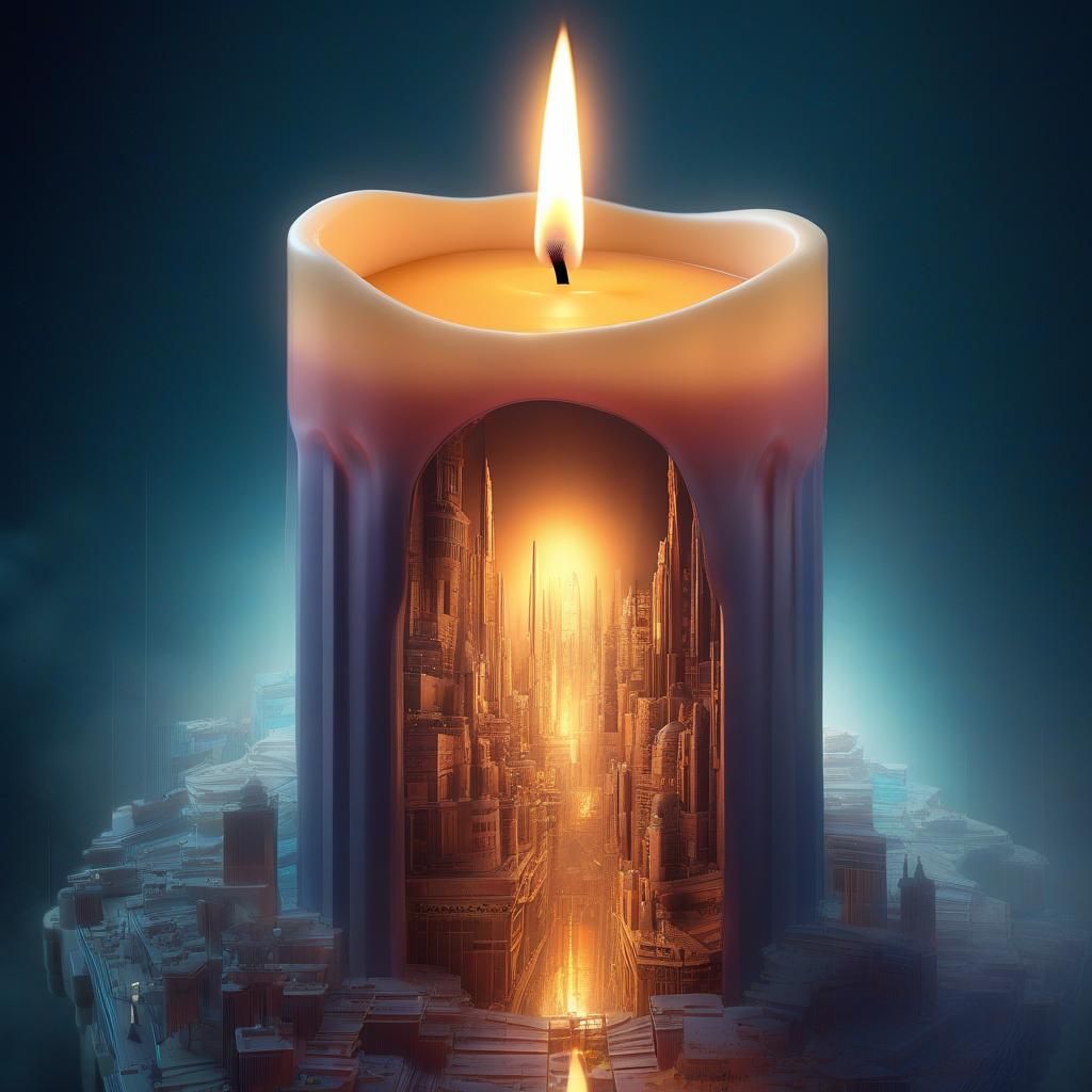 Metropolis Citadel Inside A Candle