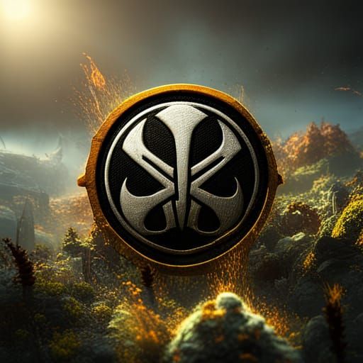 Ghost Emblem Military Patch in Detailed Matte Painting