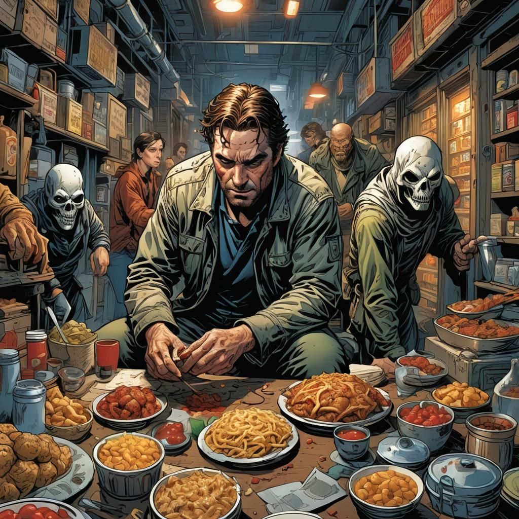 Comic Book Art: Masking Vulnerability with Flavor