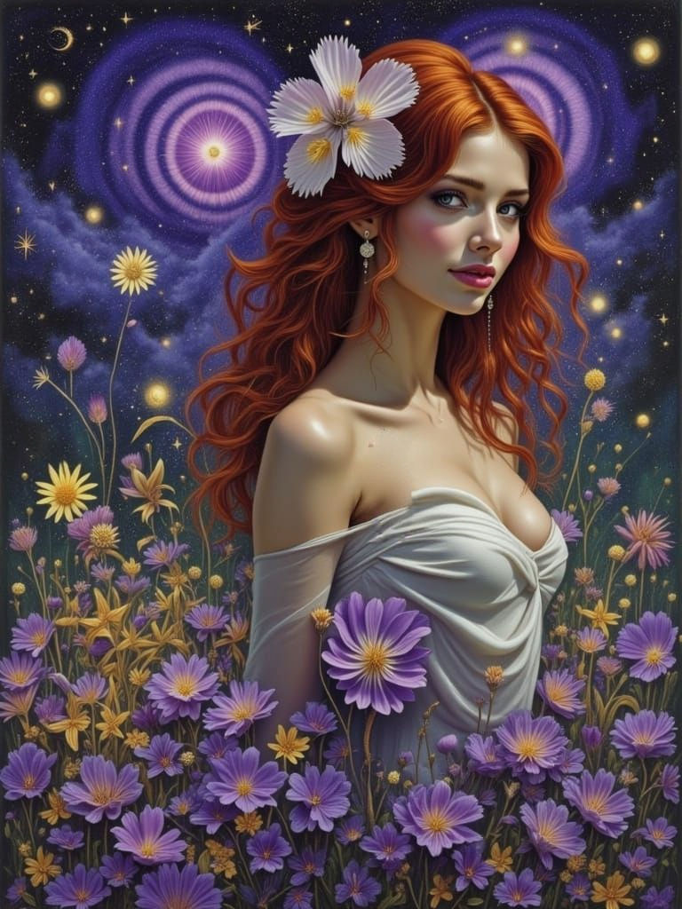 Pop of Purple Pansies