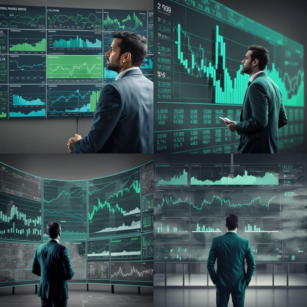Confused Investor Facing Stock Market Barriers