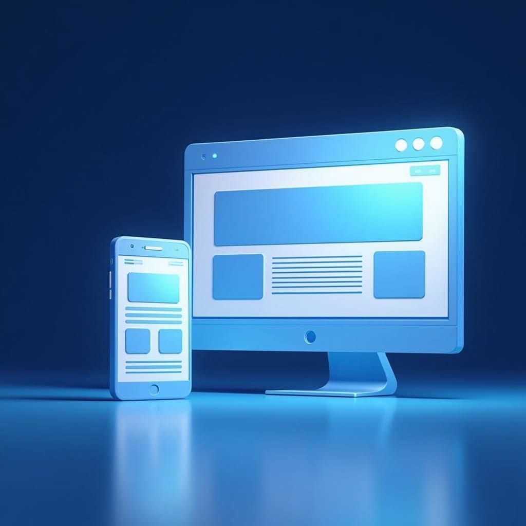 Animated E-commerce App Showcase with Website Deployment