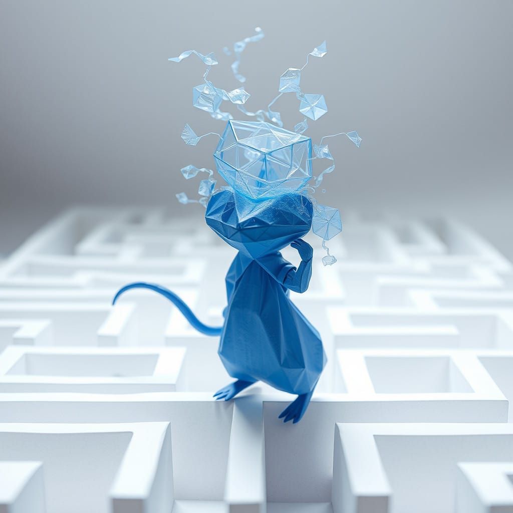 Surreal Journey Through a Labyrinthine Reality