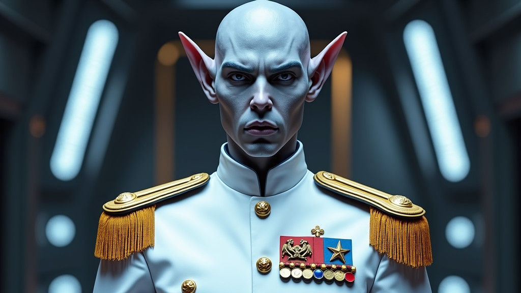 Sci-Fi Portrait of a Twi'lek Grand Admiral