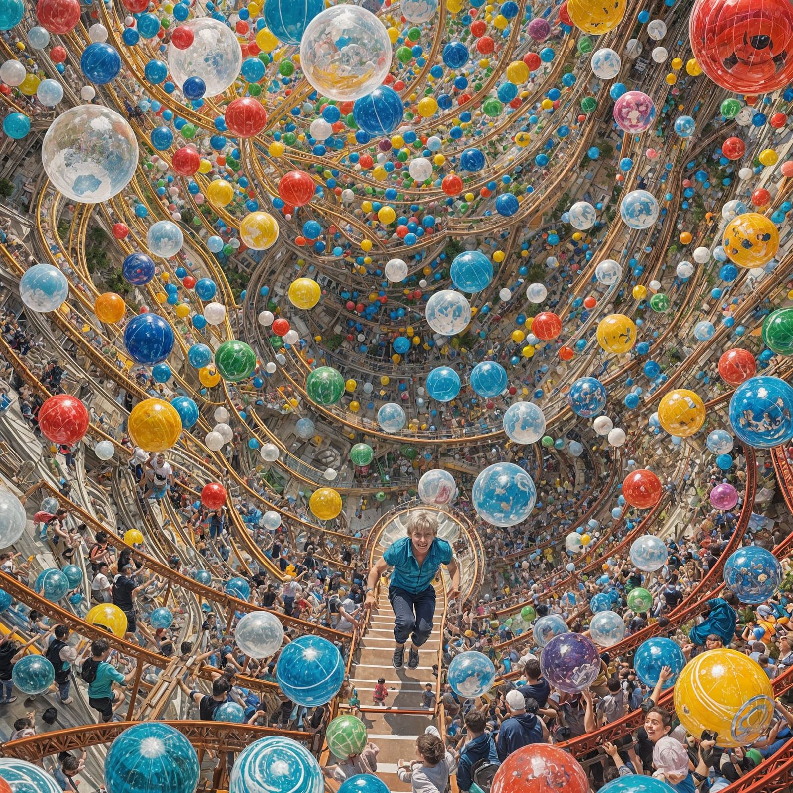 Extreme Marble Run Theme Park Adventure