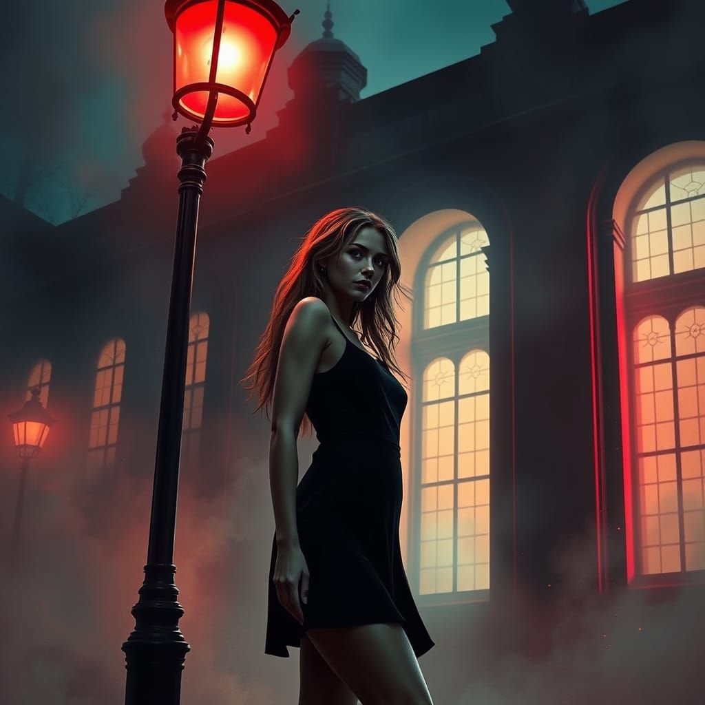 A Woman Undergoes a Moody, Gothic Transformation in Hyperrea...