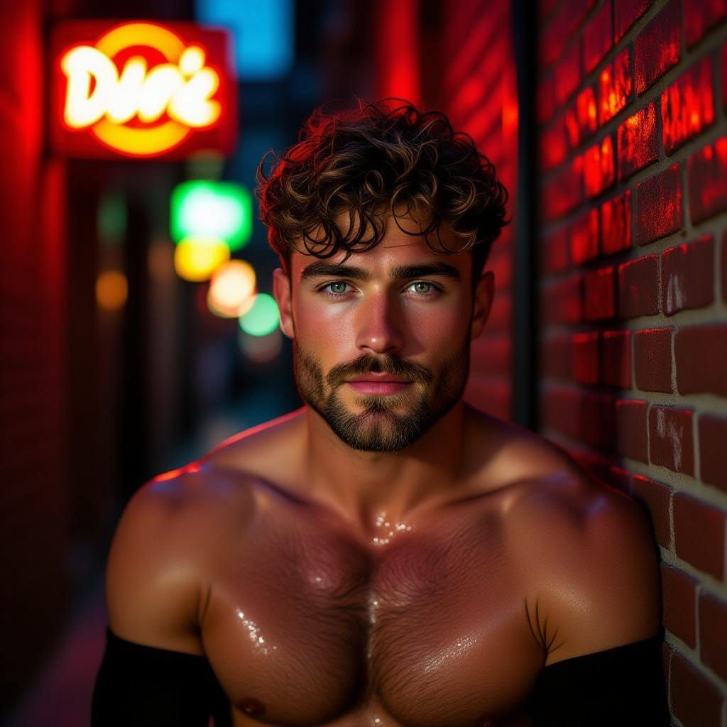 Liverpool Man Portrait in Gritty Photorealistic Style