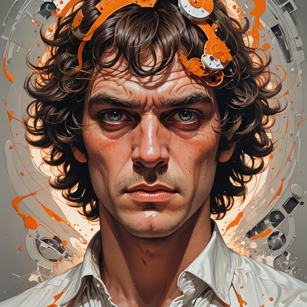 A Clockwork Orange Alex 70s Style Film Poster