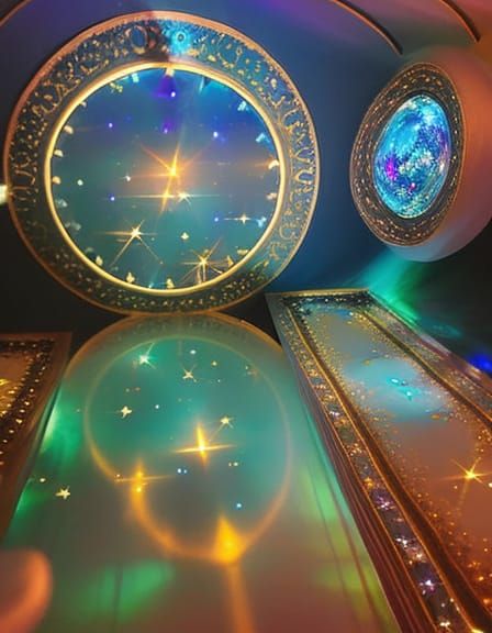 Optical Illusion: Pulsing Galaxy in Motion